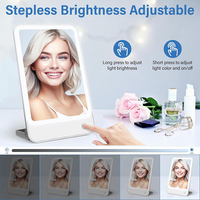 Miroir de maquillage moderne de voyage intelligent M19 à écran tactile portable autoportant