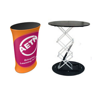 トレードショー展示ブースポータブルプロモーションテーブル折りたたみ式トレードショーディスプレイスタンドプロモーションカウンターテーブル - Product Image 6