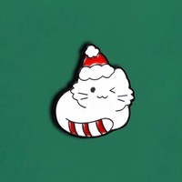 Broches en alliage de zinc émaillées personnalisées pour Noël, vente en gros directe d'usine, badges de revers en métal émaillé dur, cadeaux promotionnels de fin d'année