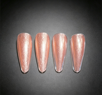 Poudre de Pigment Aluminium Métallique 9D Scintillant Orange Corail 5-100 Microns GuanZun pour Vernis à Ongles Gel Salon DIY Manucure