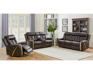 Juego de Sofás Seccionales Reclinables Convertibles Cuadrados de Alta Gama con Cubierta de Cuero PU para Sala de Estar, Mejores Precios - Product Image 4
