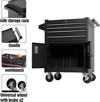 Chariot roulant multifonctionnel pour station de travail de tatouage PMU et maquillage permanent, armoire à outils pour studio de tatouage