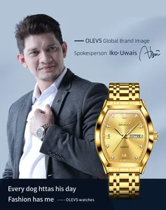 Reloj Deportivo Clásico con Calendario OLEVS 5528 OEM, Resistente al Agua, para Hombre, de Moda, Marca de Lujo, Movimiento de Cuarzo - Product Image 2