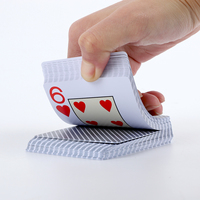 High-End-Plastiks piel karten für Werbe pokerspiele