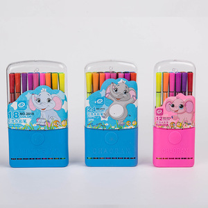 Ensemble de marqueurs d'art en plastique personnalisés pour la rentrée scolaire pour enfants avec des aquarelles et des feutres - Product Image 2