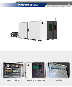 Machine de découpe laser à fibre entièrement fermée avec table d'échange, découpeuse laser CNC 6015 pour tôle métallique, couvercle de protection 6kW 12kW - Product Image 2