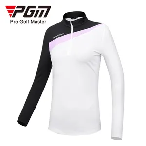 PGM-Camiseta de golf con logotipo personalizado para mujer, Camisa ajustada para golf, YF532, 2023