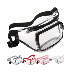 Riñonera Promocional Ecológica con Logotipo Personalizado, Impermeable, Transparente, de Poliéster, con Cierre de Cremallera, Transparente, en Oferta, para Actividades al Aire Libre - Product Image 1