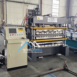 Fourniture d'usine entièrement automatique 988 ondulé et 1035 tuile et 996 IBR Machine de feuille de toiture à trois couches pour la Palestine - Product Image 3