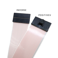 Cables planos personalizados 0,5mm Pitch Jumper FFC FPC Cable de fecha en extremo redondo con terminal