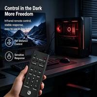 Télécommande IR JCXK RCT5021 à 21 touches pour TV, boutons en silicone, remplacement OEM ODM, pile CR2025, longue portée