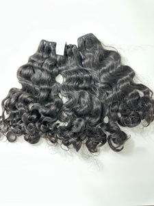 มัดเป็นลอนคลื่นเวียดนามเป็นลอน100% จากเวียดนามสำหรับส่วนต่อขยายของมนุษย์บริสุทธิ์ที่นุ่มนวลเรียบเนียนลูกไม้สองชั้นวาดแบบมีความละเอียดสูง - Product Image 5