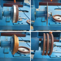 SZ-1200 3KW Machine à carreaux d'escalier manuelle à pousser 45° avec table coulissante pour traitement des bords, 380V/220V, 16-30mm, 1200mm, en acier robuste