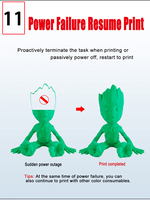 Imprimante 3D Willdone FDM Machine d'impression 3D de haute précision sans colmatage