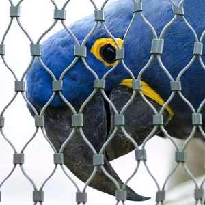 Maille de câble en acier inoxydable à haute résistance à la traction, <span class=keywords><strong>flexible</strong></span>, pour <span class=keywords><strong>cage</strong></span> à oiseaux, filet de volière, maille expansée, style simple, tissage plat, maille de gabion - Product Image 5