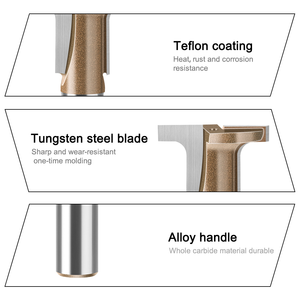Professional Grade Carbon Crystal Plate Arc Bending <b>Router</b> <b>Bit</b> Hard Alloy T-shaped Semi-circular Flat Bottom 2-in-1 Slotting <b>Bit</b> - Product Image 6