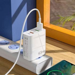 อะแดปเตอร์ชาร์จไฟแบบเสียบผนัง USB Type C รองรับโลโก้สั่งทำ กำลังไฟ 65W ชาร์จเร็วหลายพอร์ต ใช้ได้ทั่วโลก เหมาะสำหรับการเดินทาง - Product Image 6