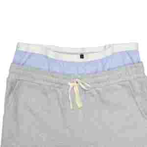 Pantalones cortos de hombre de felpa francesa 100% algodón de 480 g/m², pantalones cortos anchos estilo vintage para hombre, pantalones cortos de hombre con cordón y cinturón de doble capa - Product Image 5