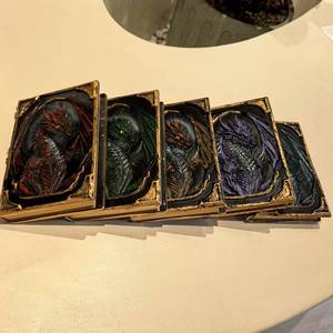 Ежедневник A5 из смолы с тиснением дракона GTB08, красный, в стиле ретро, в твердом переплете, для рождественского подарка, тематический дневник с кинофильмами и декором в виде дракона - Product Image 3