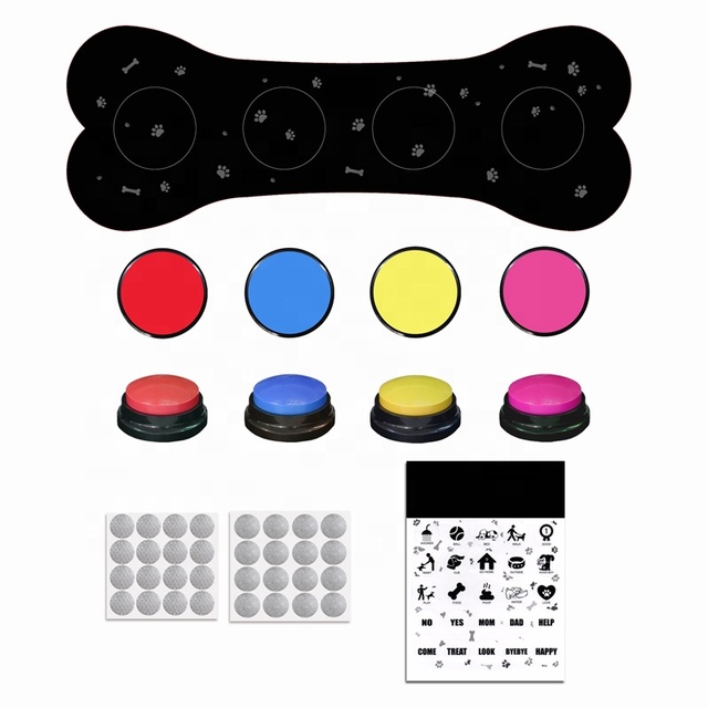 Dog Training Buttons Recordable Buttons,30s Voice Recording Time Sound Button Recording Your Own Message