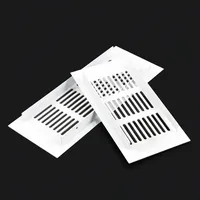Grille de ventilation décorative en aluminium découpée au laser pour armoires de cuisine, étagères à chaussures – Fabricant OEM