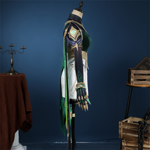 Damen Erwachsenen Anime Spiel Genshin Dendro Sumeru Karnevalsparty-Anzug für <span class=keywords><strong>Alhaitham</strong></span> Dakim Cosplay Kostüm aus Polyester - Product Image 2