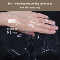 Masque facial coréen de marque privée OEM Feuille de beauté en cristal naturel pour les soins de la peau Collagène infusé à la vitamine C pour les peaux sèches