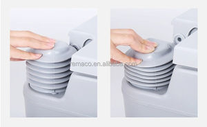 Off Road kamp dişli açık seyahat küçük WC taşınabilir tuvaletler 20L kapasiteli PP malzeme ucuz plastik cep kamp çadırı - Product Image 5