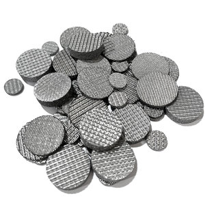 1.7mm-10mm Độ dày 100micron thép không gỉ chuyên nghiệp Barista lọc cà phê tấm Puck Màn hình thiêu kết lưới - Product Image 2