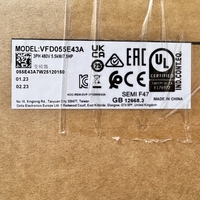 Variateur de fréquence Delta VFD-E VFD055E43A 5,5 kW 7,5 CV 460 V triphasé sans capteur à commande vectorielle CA 13 A IP20 neuf et original