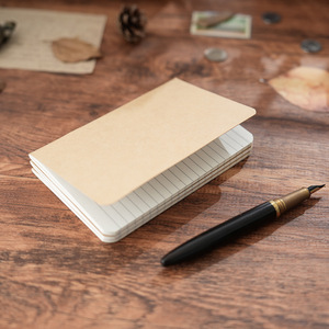 AIGUONIU Traveller's <span class=keywords><strong>Notebook</strong></span> Nachfüllung 100g Holz freies Papier gefüttert <span class=keywords><strong>BLANK</strong></span> Seiten 14x9cm 40 Blatt für Journal ing - Product Image 6