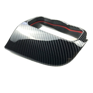 Mercedes-Benz Dash Frame Carbon Fiber Textured Piano Black ABS Interior Modification Panel For A-Class CLA-Class W177 C118 - Product Image 2