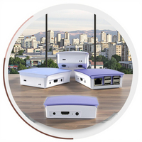 Sharerdp personnalisation d'origine bon marché multicolore Fl200S A7 1.2GHz RJ45 Quad Core Arm Thin Client Station Mini Computer PC