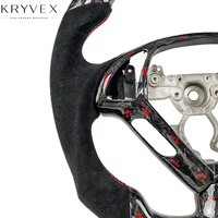 Kryvex untuk Infiniti G37 Coupe Sedan Knalpot Serat Karbon Setir Mobil G37 Sedan G37s Coupe Setir RPM