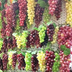 23cm de haut Simulation <span class=keywords><strong>Fruit</strong></span> Grappe de raisin Pendentif Maison Hôtel Décoration Ornement Carton Paquet Plante Décoratif Revêtement Artificiel - Product Image 5