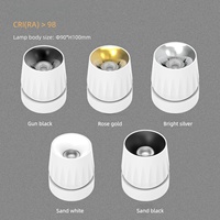 Spot LED rotatif à 360 degrés, spot de plafond, spot réglable pour hôtel et maison, 15 W