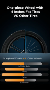 Bicicleta Eléctrica Plegable Engwe Ep-2 Pro, Envío Gratuito en la UE, 250w, 13ah, 48v, Neumáticos Gruesos, para Montaña, Ciudad y Carretera - Product Image 6