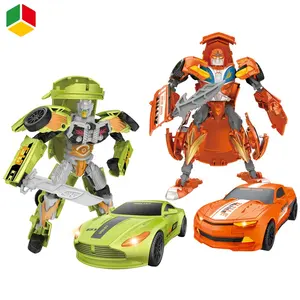 Action figure de robô qs 2023, conjunto de figuras de ação, brinquedo alterável de desmontagem, transformando robô, carro, brinquedo