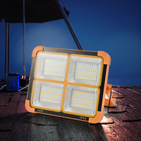 LaiHong 40W 80W 100W Projecteur solaire à LED rechargeable pour l'extérieur