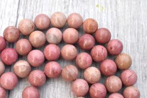 Rhodochrosite Mala 34 pouces Chaîne 108 Perles Taille-8mm Naturel de Guérison en Pierre De cristal - Product Image 2