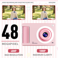 Kamera Digital CCD OEM 48MP 1080P 8X Optical Zoom Kamera Belakang Ganda Lampu Flash Transmisi OTG Grosir Pabrik