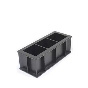 High quality thick ABS Plastic cement mould moulding machine 100x100x100mm concrete test cube mold
