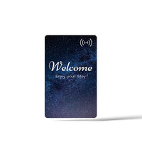Individuell Bedruckte RFID-Hotel-Schlüsselkarte 1K 13,56MHz PVC RFID-Zugangskontrolle Türschlosskarte