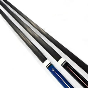 Nieuwe Fast Uni Loc biljartkeu 1/2-delige pure carbon fiber shaft esdoornhout poolkeu 58 inch lengte met 9 inch telescopische verlenging VQS logo - Product Image 6