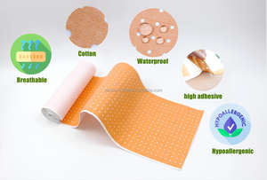 أفريقيا Sparadrap ثقب أبيض ولون الجلد أكسيد الزنك ضمادة فتحة 18 ، x 5 م - Product Image 3