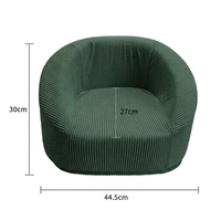 Premium Cord-Kindersessel Weicher Kleinkind-Sofa zum Lesen und Entspannen Abnehmbarer Waschbarer Bezug Mini Kinder-Sensorik-Stuhl