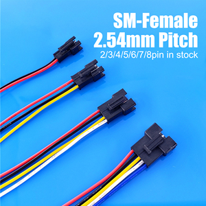 Kabel Jumper SM2.54 2 Pin Female ke Male Single-end 150mm, Kabel Harness Sinyal Internal untuk Printer 3D, BMS, Lampu LED - Product Image 4