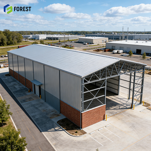 Edificio Metálico Industrial Premium para Gestión de Residuos, Salón de Exposiciones de Automóviles Pequeños, Optimizado 200X300X30, Excelente - Product Image 1