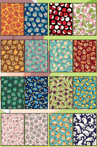 MS Prix bas Kit de loisirs créatifs DIY pour aimants de réfrigérateur en acrylique, motif Pokémon abstrait, mignon et familial, aimants carrés décoratifs pour réfrigérateur - Product Image 5