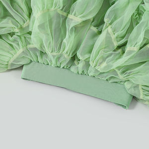 2022 Hot Selling New Children Dance Many Different Solid Color <b>Net</b> Yarn Wrinkle Princess Dresses Girls Tutu Petti Skirts - Product Image 5